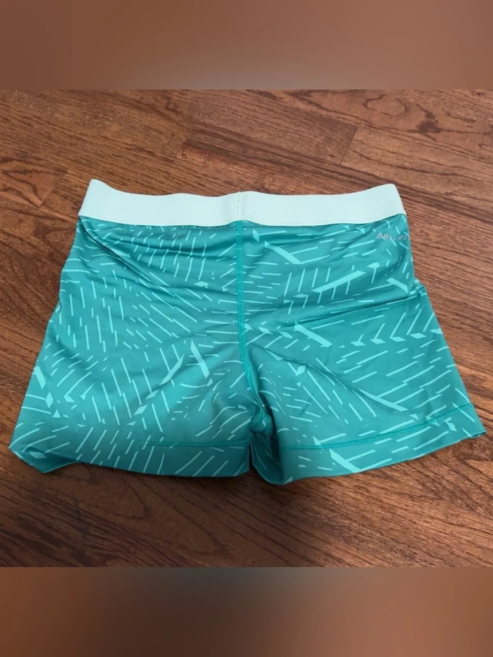 Women’s Teal Nike Pro Shorts
